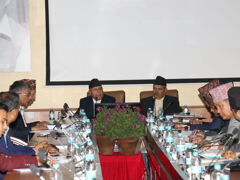 PM Oli Shares Vision of Self-Sufficient Nepal, Promises Zero Hunger, Beggary