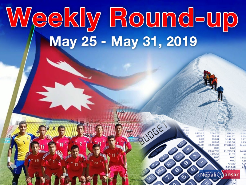 Nepal Weekly Round-up: May 25-31, 2019