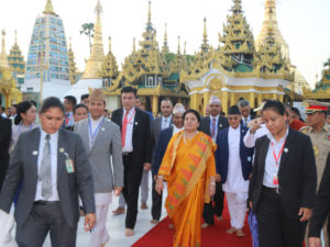 President Bhandari Calls Japan Major Development Partner