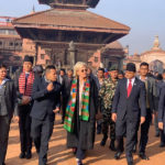Princess Astrid Visits Cultural and Archeological Sites in Bhaktapur