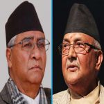 Sher Bahadur Deuba and KP Oli